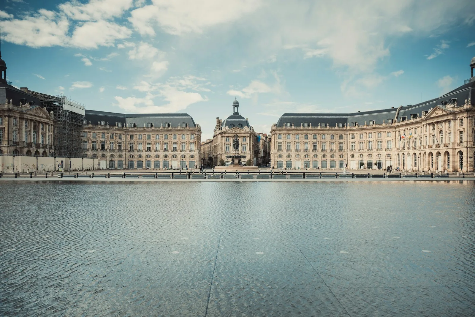 Place de la Bourse et Miroir d'eau à Bordeaux