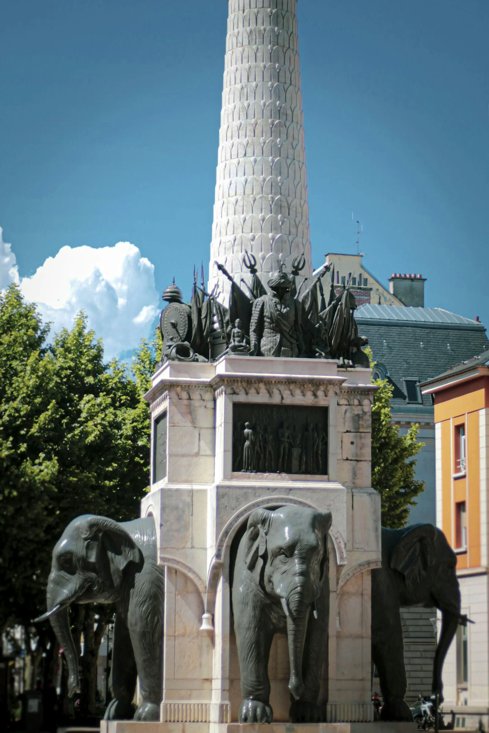 Fontaine des Éléphants à Chambéry