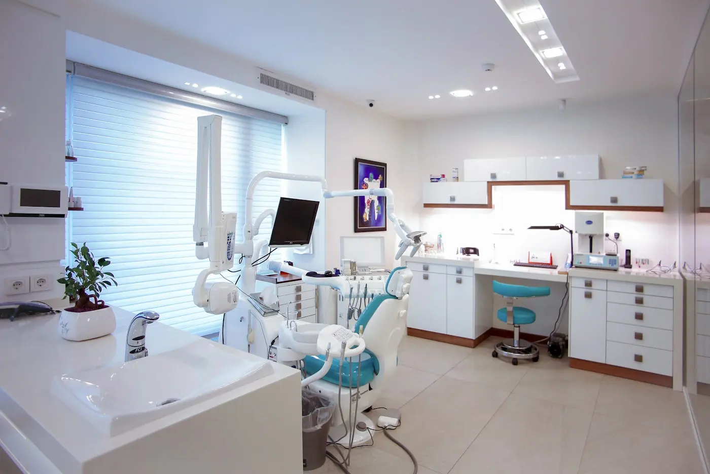 Salle de soins d'un cabinet dentaire